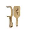 2PS Wooden Comb for Bald Men, Fun Gift Idea, Non-Electric Pine Wood Craft, Perfect for Christmas, Harsh Hair Styling Tool, Hair Styling Combs view 1