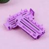90PCS Hair Perm Rods Hair Curlers Rollers Wave Heat Perm Rod Root Fluffy Clamp DIY Clip Hairdressing Styling Tool(Purple & Pink) view 4