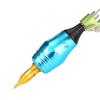 28mm Adjustable Tattoo Needle Handle, Tattoo Machine Handpiece Handle Diamond-cut Grip(Blue) view 2