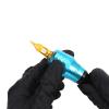 28mm Adjustable Tattoo Needle Handle, Tattoo Machine Handpiece Handle Diamond-cut Grip(Blue) view 3