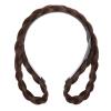 arzgul Soft Braided Animal Ears Hair Hoop Stylish Twist Headwear For Women Girls Nonslip Comfortable Daily Use(Dark Brown) view 1