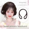 arzgul Soft Braided Animal Ears Hair Hoop Stylish Twist Headwear For Women Girls Nonslip Comfortable Daily Use(Dark Brown) view 4