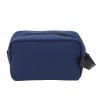 ViaGasaFamido Hanging Toiletry Bag for Men Travel, Nylon Shaving Storage Organizer with 3 Mesh Pockets, Portable Handle for Business Trip Bathroom (Dark Blue) view 2