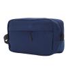 ViaGasaFamido Hanging Toiletry Bag for Men Travel, Nylon Shaving Storage Organizer with 3 Mesh Pockets, Portable Handle for Business Trip Bathroom (Dark Blue) view 4