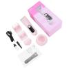 Wet and Dry Hair Remover with Interchangeable Ceramic USB Charging Stand Water Wet and Dry Shaver Portable Travel Grooming Kit view 3