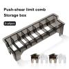 8/10 Grid Hair Clipper Storage Organizer Box Limit Comb Holder Hairdressing Salon Tool Special Accessories Case(A1 10GRIDS 1pcs) view 2