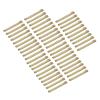 50pcs Tea Stem Stud Earrings, Tea Rod Ear Studs Stick, Prevent Inflammation and Cure Ear Hole, Hypoallergenic Ear Piercing Care for Women, with Plastic Storage Case (Slim style) view 3