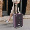 Professional Rolling Makeup Case with Wheels - 2 Large Drawers for Travel, Portable Makeup Suitcase with Lock, Makeup Trolley Cases for Hairstylists & Stylist, Beautician, Embroidery Artist, Purple view 2