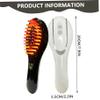 Joygoodta Scalp Massager Comb, 2-in-1 Electric Scalp Massager Comb with Red Light & Spray, Hair Oil Applicator Scrubber for Hair Care view 2