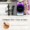 12PCS Sparkling Crystal Stone Braided Hair Clips for Women Girls, Shiny Flower Rhinestone Hair Clip, Braided Duckbill Hair Clip With Crystal Hair Accessories for Styling view 3