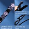 12PCS Sparkling Crystal Stone Braided Hair Clips for Women Girls, Shiny Flower Rhinestone Hair Clip, Braided Duckbill Hair Clip With Crystal Hair Accessories for Styling view 4