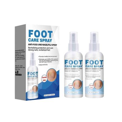 2PCS Foot Treatment Spray Remove Dead Skin Care Repair Skin Cracks Replenish Moisture Moisturize Soften Foot Care