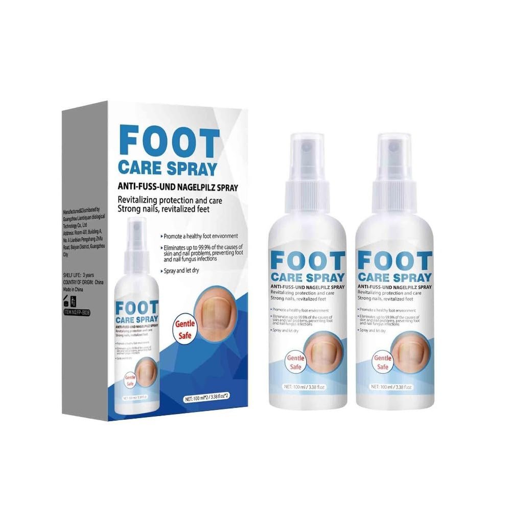 2PCS Foot Treatment Spray Remove Dead Skin Care Repair Skin Cracks Replenish Moisture Moisturize Soften Foot Care