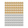 Aluminum Dread Locks 400 Pcs Hair Bead Braid Rings Dreadlocks Beads Metal Cuffs Aluminum Dread Locks for Styling(200 Silver 200 Gold) view 1