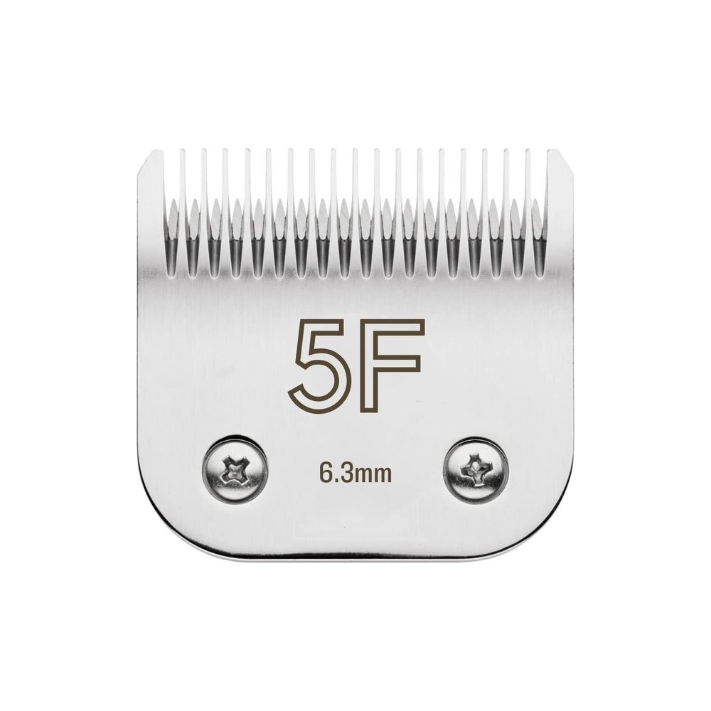 Qertyooy Pet Dog Clipper Size-5F 1/4"(6.3mm) Compatible with Oster A6 Turbo A5 Power Max PowerPro Ultra Dog Clippers