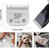 Qertyooy Pet Dog Clipper Size-5F 1/4"(6.3mm) Compatible with Oster A6 Turbo A5 Power Max PowerPro Ultra Dog Clippers view 2