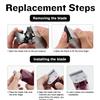 Qertyooy Pet Dog Clipper Size-5F 1/4"(6.3mm) Compatible with Oster A6 Turbo A5 Power Max PowerPro Ultra Dog Clippers view 4