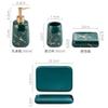 Ceramic Bathroom Toiletry Set Marble Series Bathroom Model Room Decoration Bathroom view 3