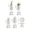 Bathroom Set Ceramic Toiletries Four-Piece Bathroom Accessories Hotel Club Model Room Kit Light view 4