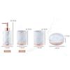 Ceramic Bathroom Five-Piece Toiletries Hotel Supplies Toiletries Set Washbasin Decoration Mouthwash Cup view 4