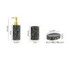 Bathroom Toiletries 4-Piece Toiletries Bathroom Items Ceramic Household Items Lotion Bottle Toothbrush Holder view 4