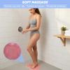 Acmefun Saker Shower Foot & Back Scrubber Massage Pad - Non-Slip Foot Cleaning & Massage Pad with Wall Mounted Slip Suction Cups for Use - 9.811.8 in (Blue) view 2