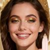 2in1 Cream Eye Shadow Brightener Sticks for Eyes, Neutral Highlighter High Pigmented Makeup with Blending Brush Built-in Sharpener, Long Lasting Eye Makeup sombras en crema para ojos #Diamond Gold view 2