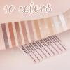 2in1 Cream Eye Shadow Brightener Sticks for Eyes, Neutral Highlighter High Pigmented Makeup with Blending Brush Built-in Sharpener, Long Lasting Eye Makeup sombras en crema para ojos #Diamond Gold view 4