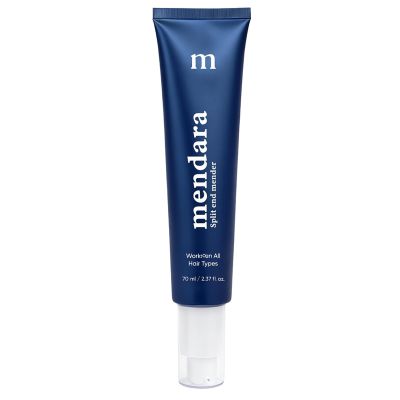 MENDARA Split End Mender Hair Serum  Helps Seal the Appearance of Split Ends, Smooth & Nourish Dry, Damaged Ends, Lightweight Leave-In Anti-Frizz Treatment with Flaxseed Extract & Keratin, 70 mL
