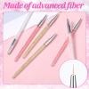 9pcs Eyeliner Brushes Art Fine Point Eyeliner Brush Makeup Gel Eyeliners Brush Water Activated Graphic Cosmetic Liner Wands Applicator for Wet Powder Liquid Gel view 3