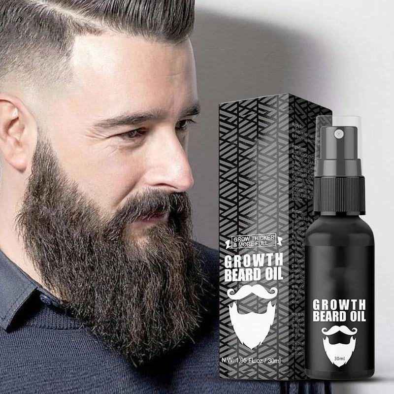 Beard Oil Spray Lightweight Conditioning Formula for a Softer, Smoother & Well-Groomed Beard Helps Reduce Dryness and Add Natural-Looking Shine Easy Daily Beard Care 30ml / 1.05 fl oz