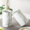Marble Ceramic Bathroom Four-Piece Mouthwash Set Home Hotel Supplies view 4