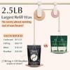 VENNCO 2.5 LB White Hard Wax Beads for Hair Removal Unscented Stripless Wax Beads Bulk for Coarse Hair, Full Body Waxing, Bikini & Brazilian Waxing, Professional Hard Wax for Home & Salon Use view 2