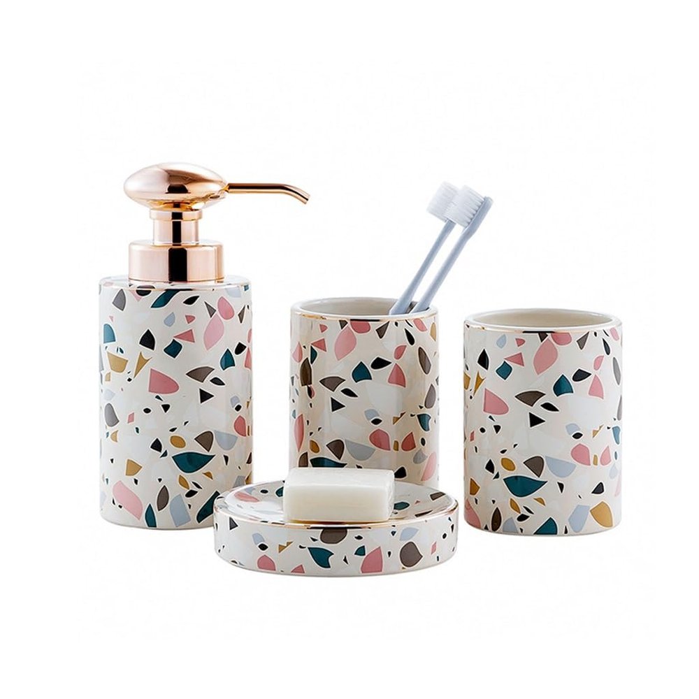 Bathroom Set, Ceramic Toiletries, Ornaments, Daily Household Items