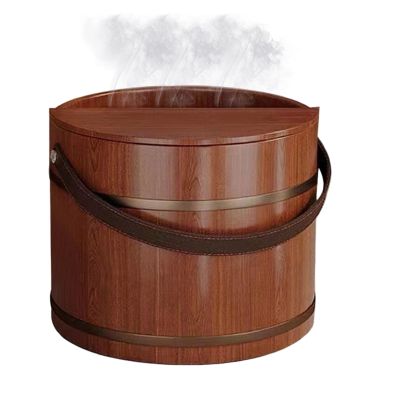 Basin for Soaking Feet - Massaging Aesthetic,Wooden Foot Bath Bucket,for Sauna Laundry Home Hands Washing Bathroom Bedroom Dorm Apartment Spa Center
