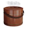 Basin for Soaking Feet - Massaging Aesthetic,Wooden Foot Bath Bucket,for Sauna Laundry Home Hands Washing Bathroom Bedroom Dorm Apartment Spa Center view 1
