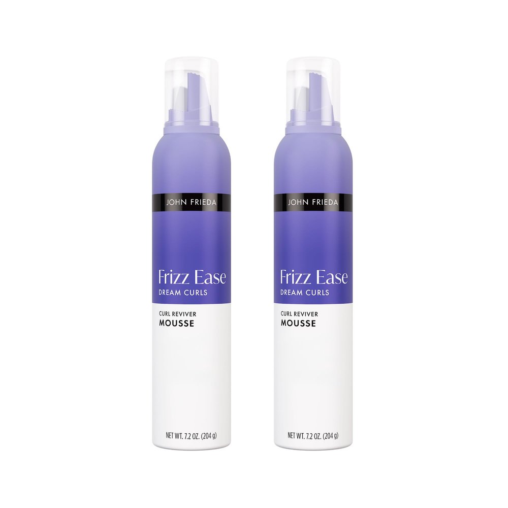 John Frieda Frizz Ease Dream Curls Curl Reviver Mousse, 7.2 fl oz, 2 Pack