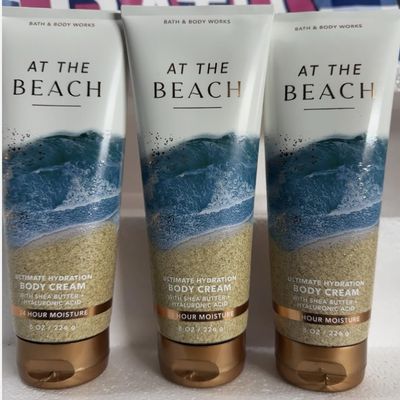 3 AT THE BEACH cream Ultimate Hydration Bath Body Cream 8 fl oz