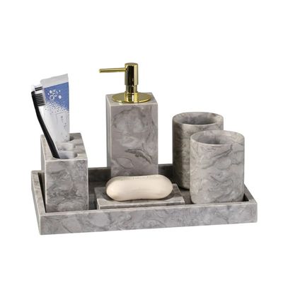 Bathroom Decoration Wash Set Marble Bath Hotel Model House Home Supplies Soft Wear Kit