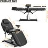 DeerDean Hydraulic Tattoo Bed & Esthetician Chair- 360 Swivel, Adjustable Spa & Facial Treatment Bed for Tattoo & Lash (Black) view 2