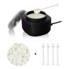 Nose Wax Kit Men, Nose Ear Hair Waxing Kit with 100g Wax, 60 Sticks, Nose Ear Hair Removal Kit, USB Fast Heat, Smart Constant Temp, Upgraded Size view 1