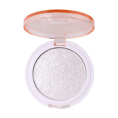 Highlighter Makeup Palette for Blush, Contour, Shadow, Face or Eye Makeup, Shimmer Glow, Creamy Mousse Pressed Powder, Intensely Pigmented, Glitter Sparkling, B03-01# Silver Pearl