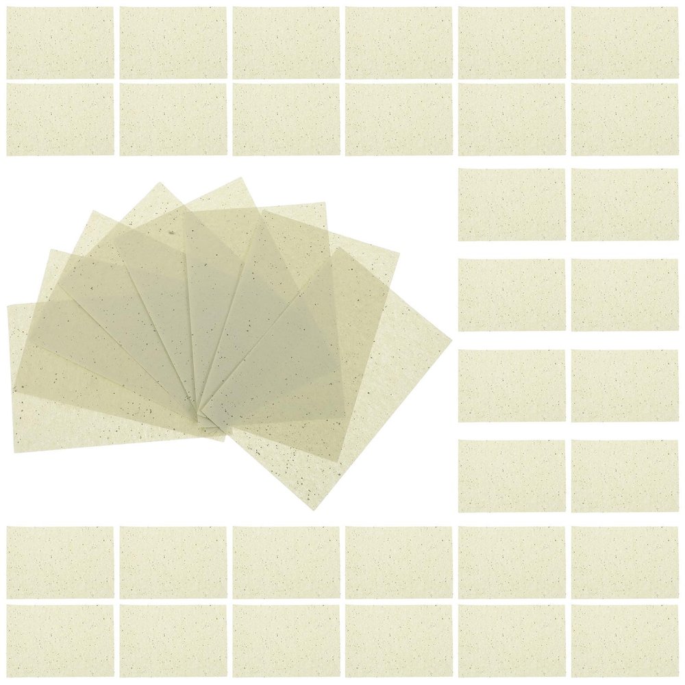 Hohopeti 100pcs Matte Finish Oil Absorbing Sheets for Face Plush Soft Blotting Papers for Oily Skin Oil Control Makeup Removal Pads Go Touch-up