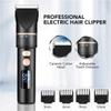 Hohopeti Professional Adjustable Hair Clipper Trimmer with LCD Display Stainless Steel Household Hair Cutter for Men and Travel Barber Supplies view 4