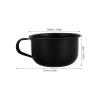 GANAZONO Shaving Soap Bowl with Ergonomic Handle for Men Lightweight Shaving Cup Multiuse Foam Mug Suitable for Travel and Skincare Mixing view 2