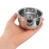 Abaodam Double Layer Stainless Steel Shaving Foam Bowl for Men Travel Compact Soap Foaming Dish with Polished Finish Ergonomic Handle Easy to Clean Shaving Accessories view 4