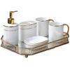 Sanitary Set Bathroom Ceramic Home Creative Toiletries Sink Supplies view 1