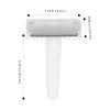Hohopeti 10 pcs Disposable Hair Removal Shaver for Women and Men Double Edge Manual Razor Compact Lightweight Face and Easy to Use Portable Hair Removal Tool view 4