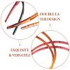 LALADEFIEE 4pcs Women's Hollow Teeth Headbands Non-slip Hair Styling Tools for Face Washing Makeup Exercise and Everyday Use and Versatile Hair Accessories view 4