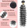 Grey Human Hair Bundles 18 20 22 Inch Deep Wave Bundles 12A Human Hair 100% Unprocessed Brazilian Virgin Hair Quick Weave Extensions P1B/Grey for Women view 2